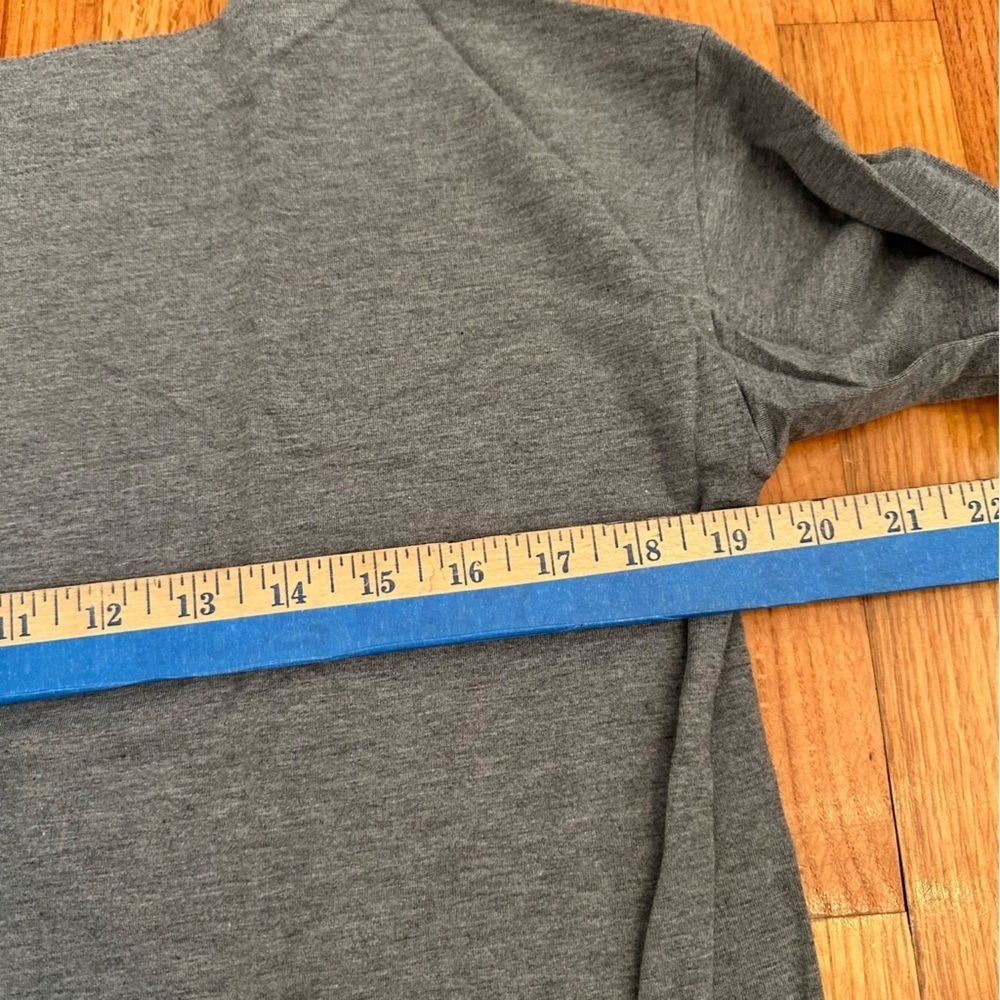 J. Jill womens Luxe Supima Boat Neck Tee Shirt Top XS Heathered Gray(j10) - Picture 5 of 13